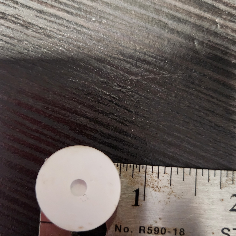 Ceramic Buttons For Handle Faucet one set, One Hot and One Cold imprinted - Picture 2 of 2